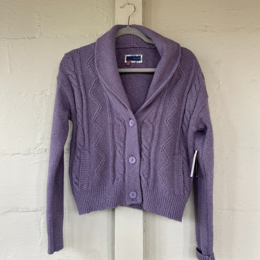 Pilcro Cable Knit Cardigan from Anthropologie